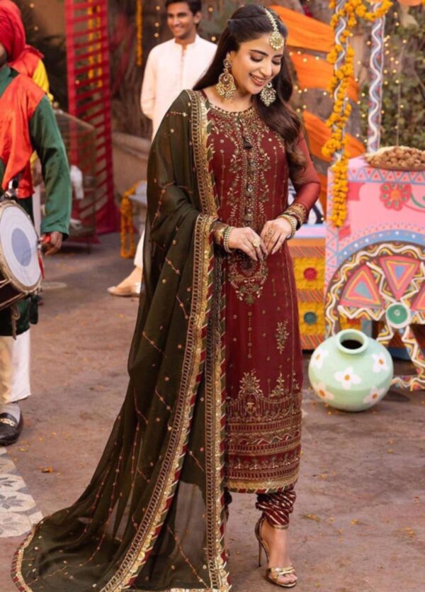 BRAND…ASIM JOFA Unstitch suit   Partywear cloth
